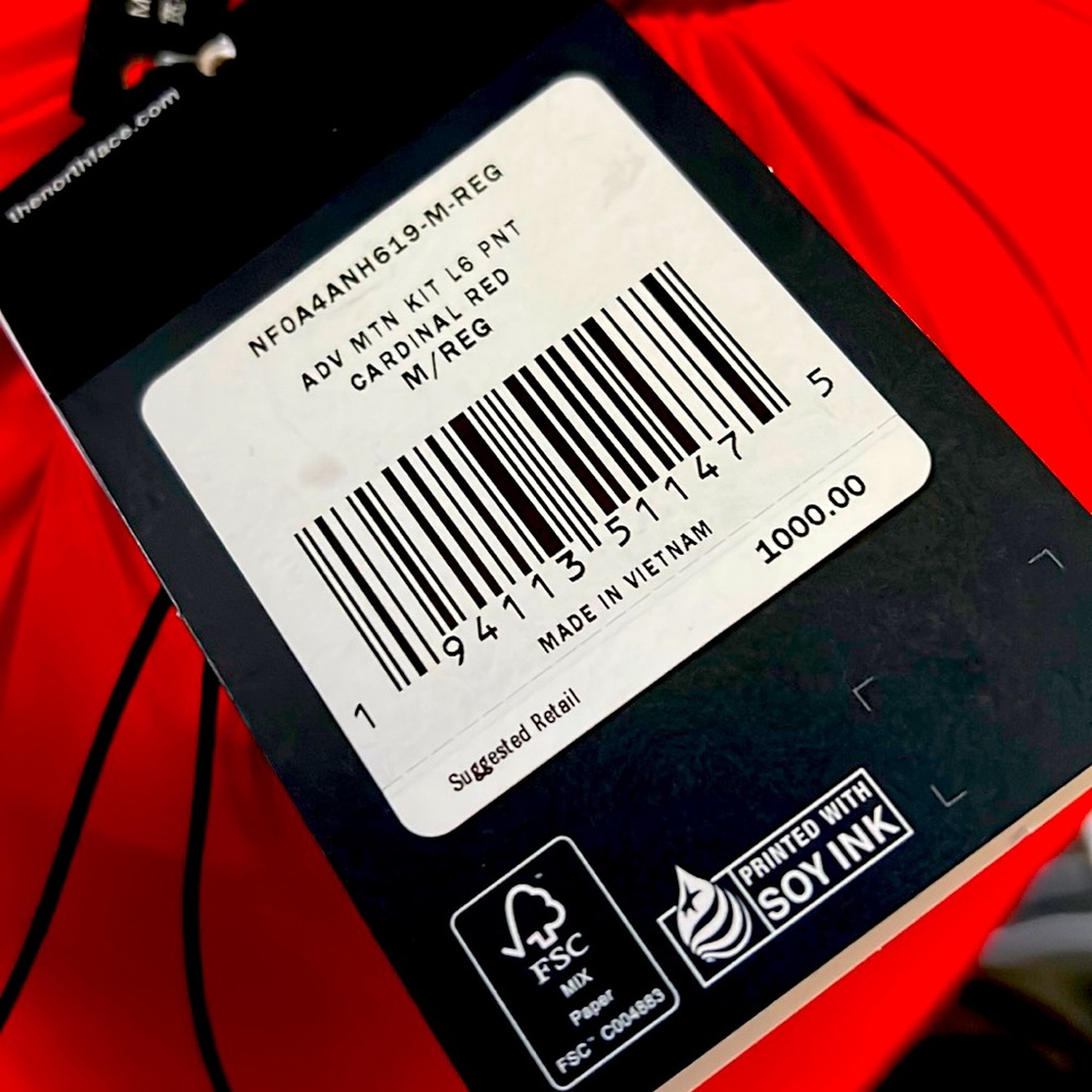 Adv mtn kit l6 Pnt cardinal red